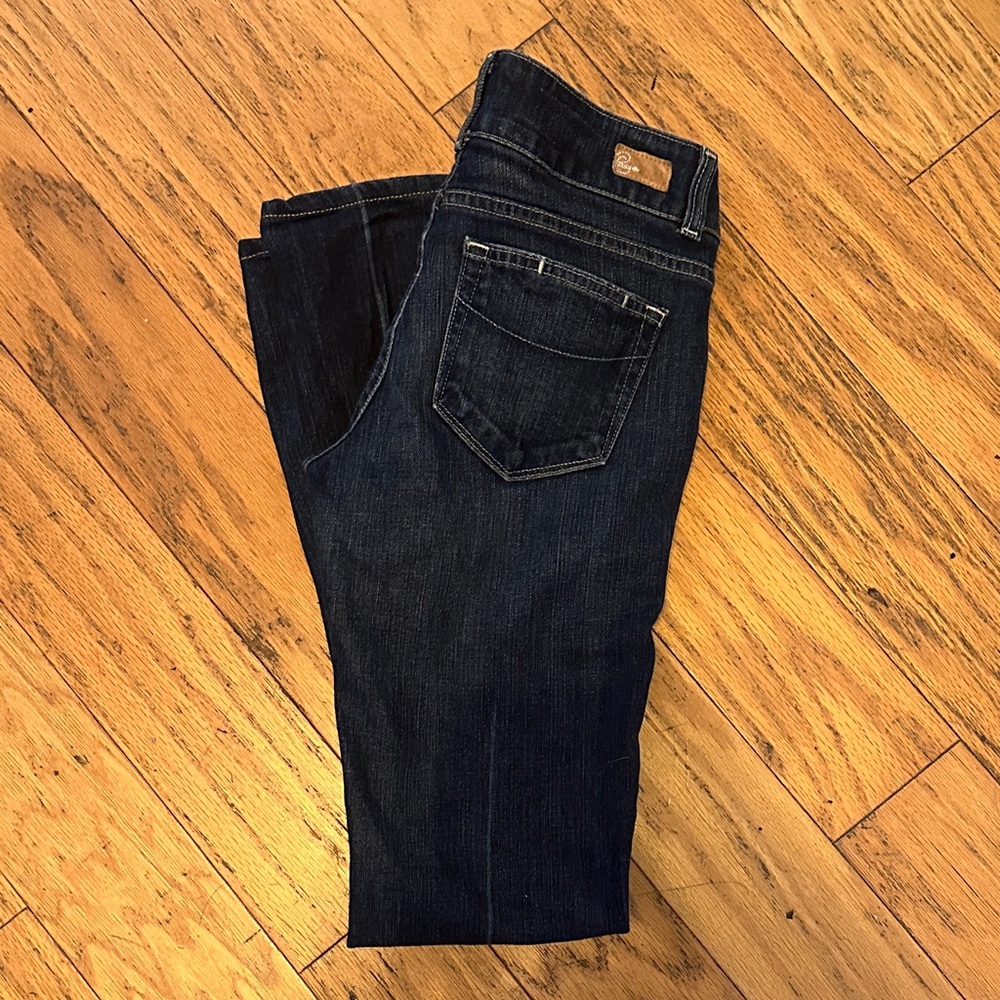 Paige Women's Dark Blue Jeans Boot Cut size 28 - Picture 7 of 8